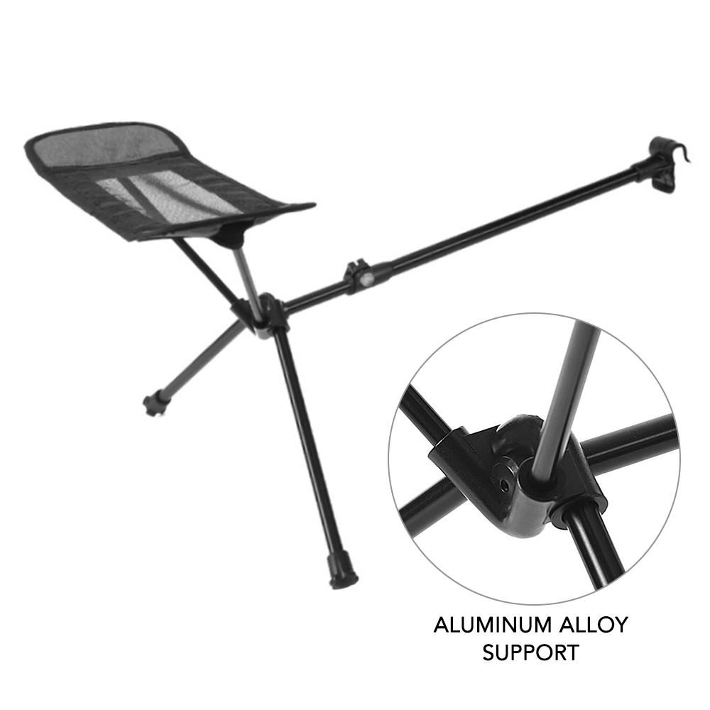 Portable Stool Aluminum Alloy Footstool Collapsible Beach Camping Chair Folding Outdoor Fishing Foot Rest Foot Recliner