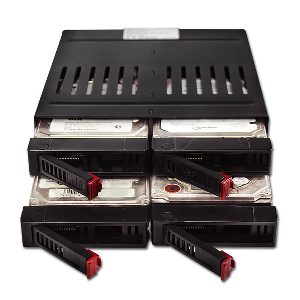 OImaster HE-2006 4-slot Internal Hard Disk Rack Support Four 2.5 inch SATA HDD/SSD Easy Installation Plug and Play