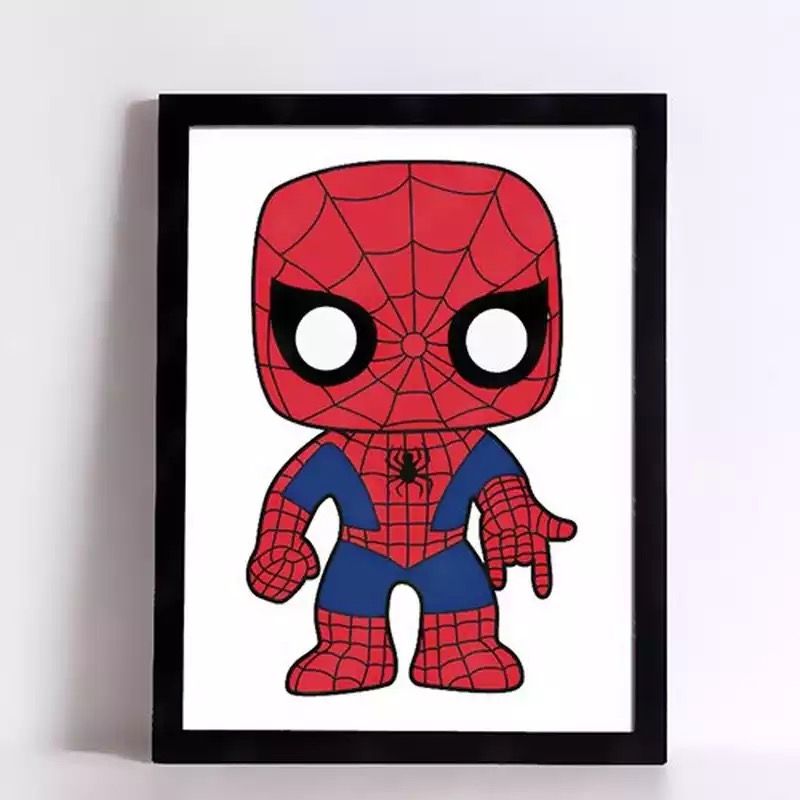 Super Hero 3 Piece  Decorative Wall Frame