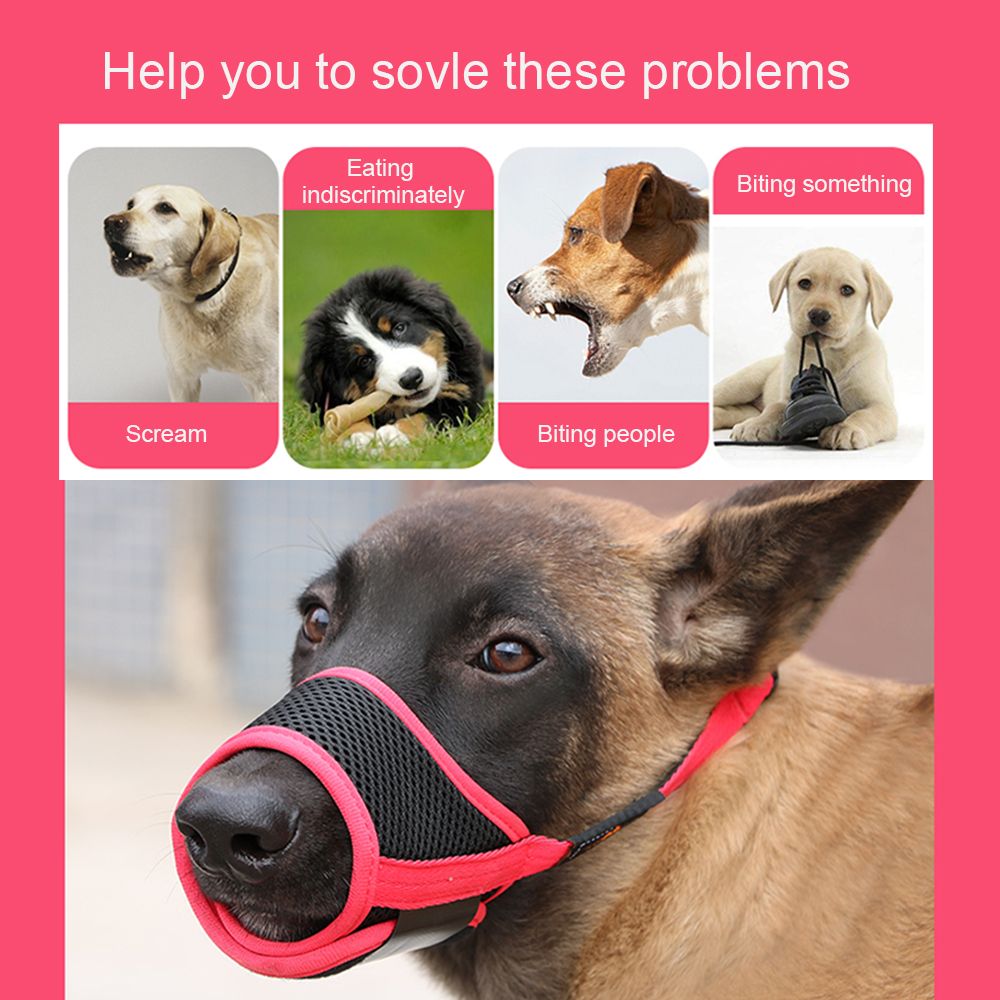 DODOPET Dog Pet Muzzle Dog Muzzle Mouth Cover Muzzle Guard
