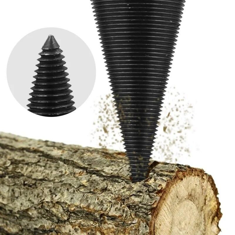 Weichai drill bit Chop wood Splitting tool Splitting cone Log Splitters Wood breaking machine Wood breaker Firewood chopper