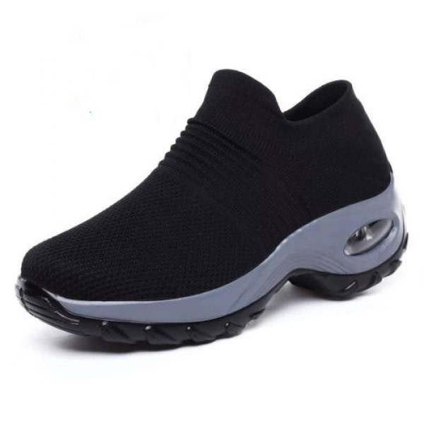 Lightweight Sport Sneakers - Black