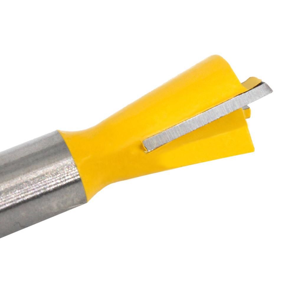 5PCS Dovetail Router Bits Set 8mm Shank 6.35mm 9.53mm 12.7mm 15.88mm 19.05mm Blade Diameter for Woodworking Milling Cutter Tool