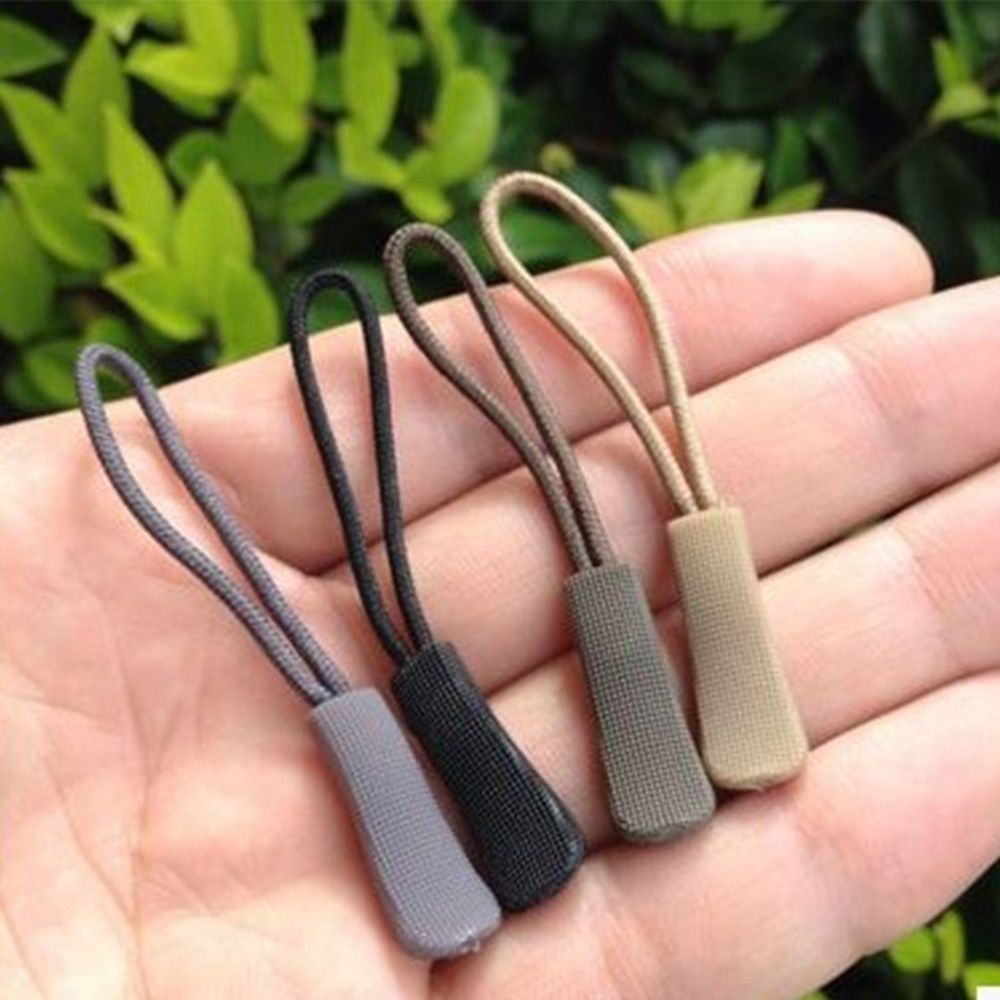 30Pcs Zipper Pull Zip Puller Replacement Cord Rope Pullers Ends Lock Zips