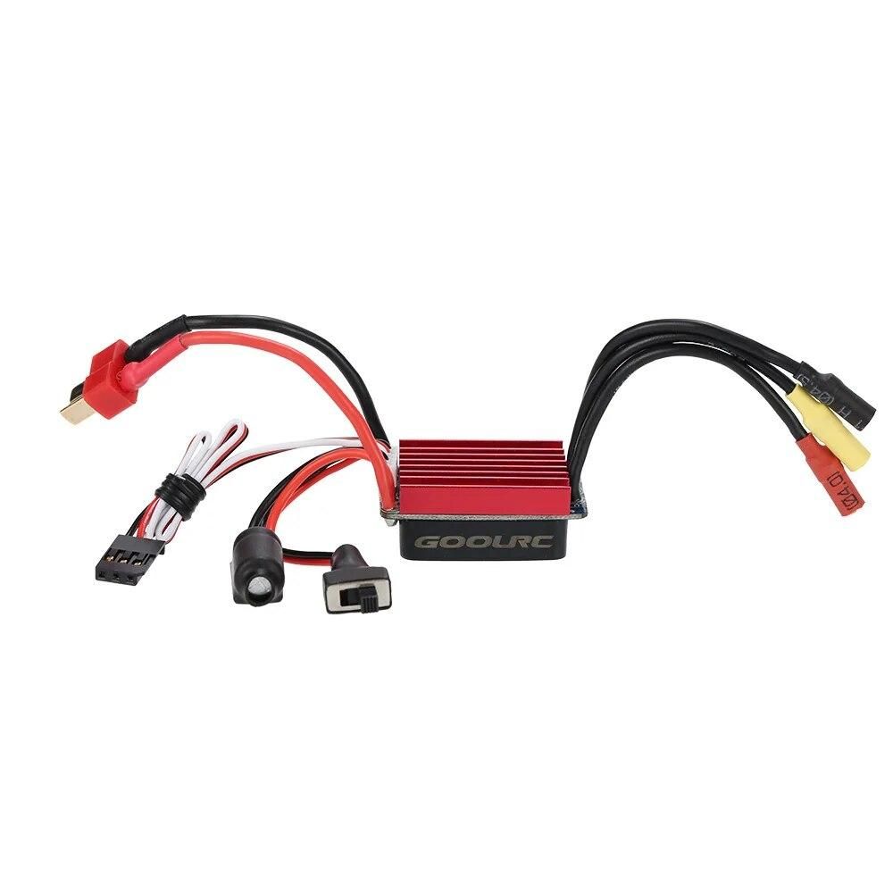 Original GoolRC S2430 7200KV Sensorless Brushless Motor and 25A Brushless ESC Combo Set for 1/16 1/18 RC Car Truck