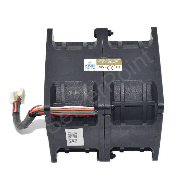 New For Authentic DFTA0880Y2U 7.2A 8080 8 cm Car Supercharged Utra-violent Fan 12V
