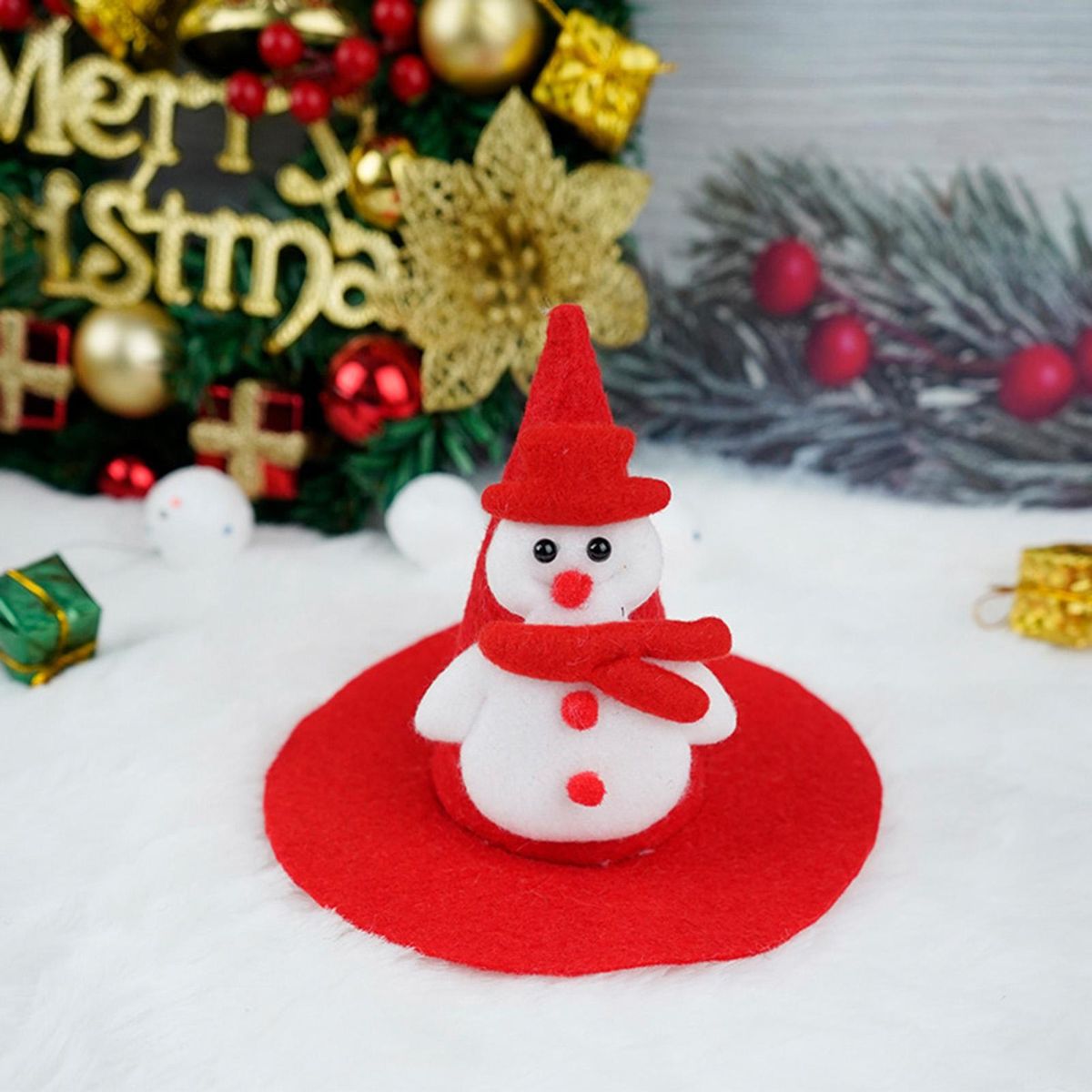 Cat Headwear Xmas Tree Elk Style Dog Cat Cosplay Xmas Hat