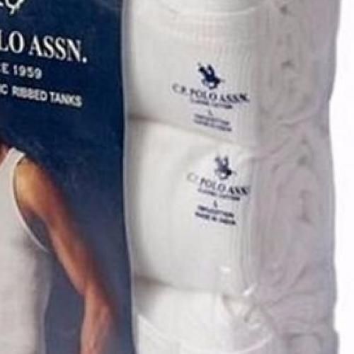 CP POLO ASSN SINGLET PACK 3-in-1- White A