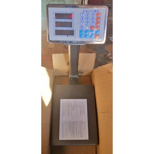 100kg Digital Weighing Scale Checkered Plate