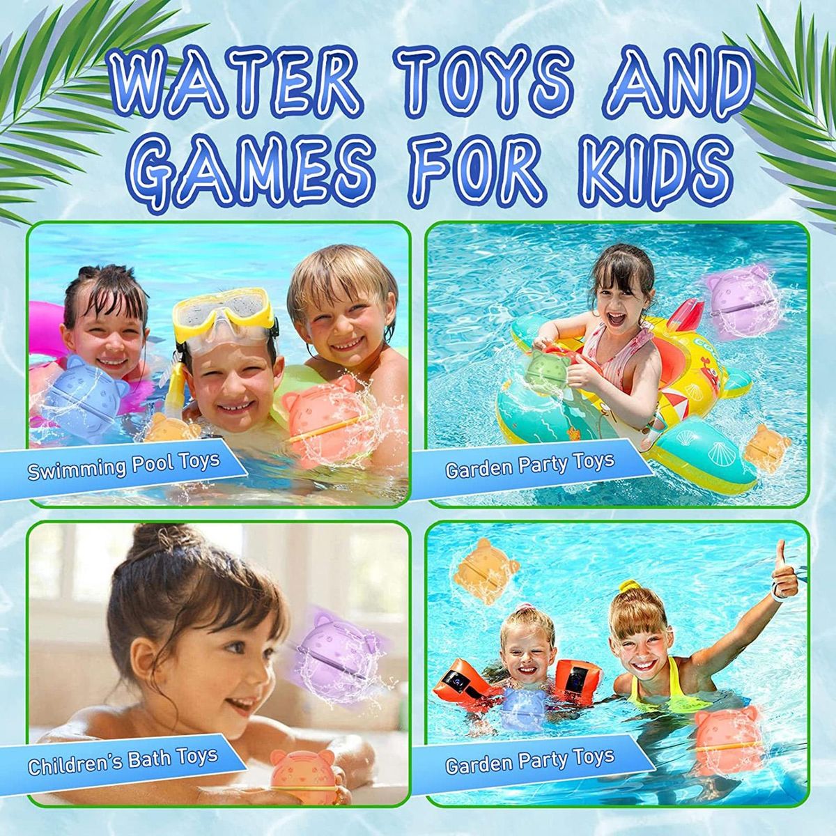 Endless Water Fun Reusable Silicone Water Balloons Kids for Exciting Purple