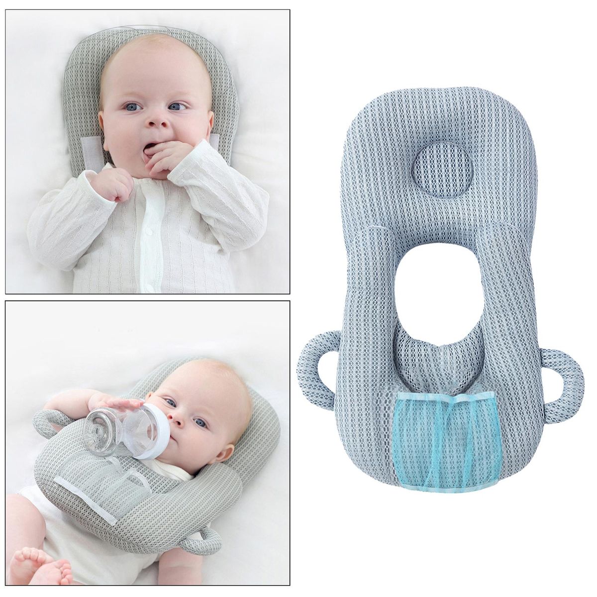 Infant Nursing Pillow Maternity Body Pillow For Pregnancy Blue