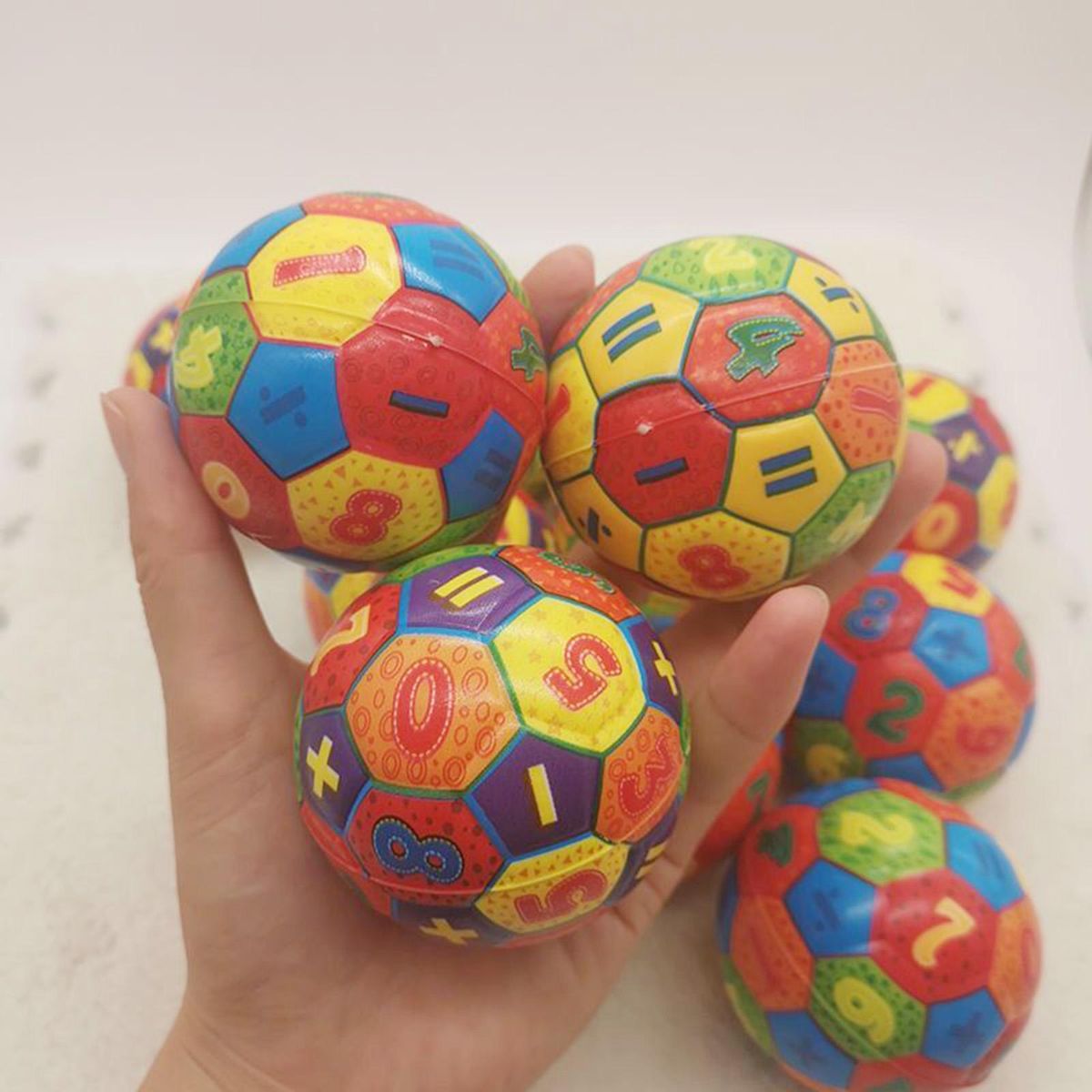 6Pcs Decompression Toys Sensory Anti-Stress Football Fidget Toys