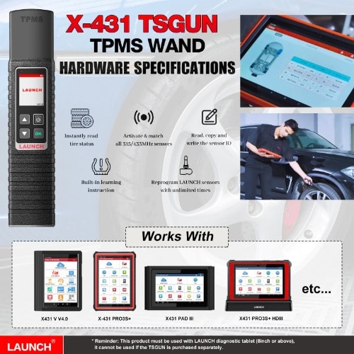 Tsgun Tpms Learning Programming Car Scanner