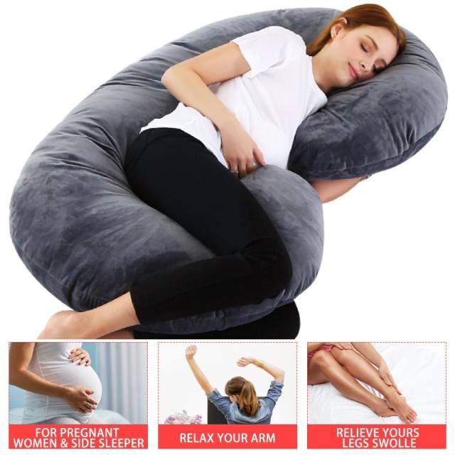 Maternity /Pregnancy Pillow - Black