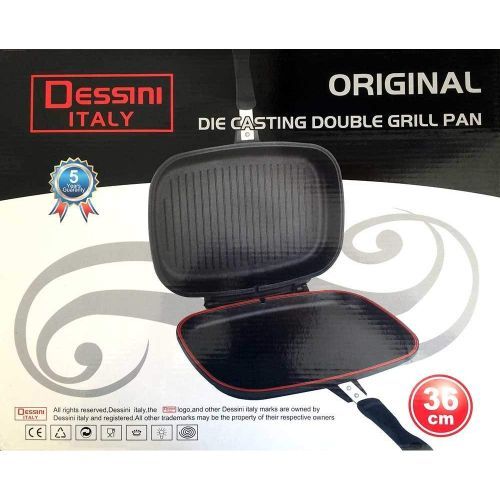 Double Sided Non-stick Barbecue Grill Pan 36cm