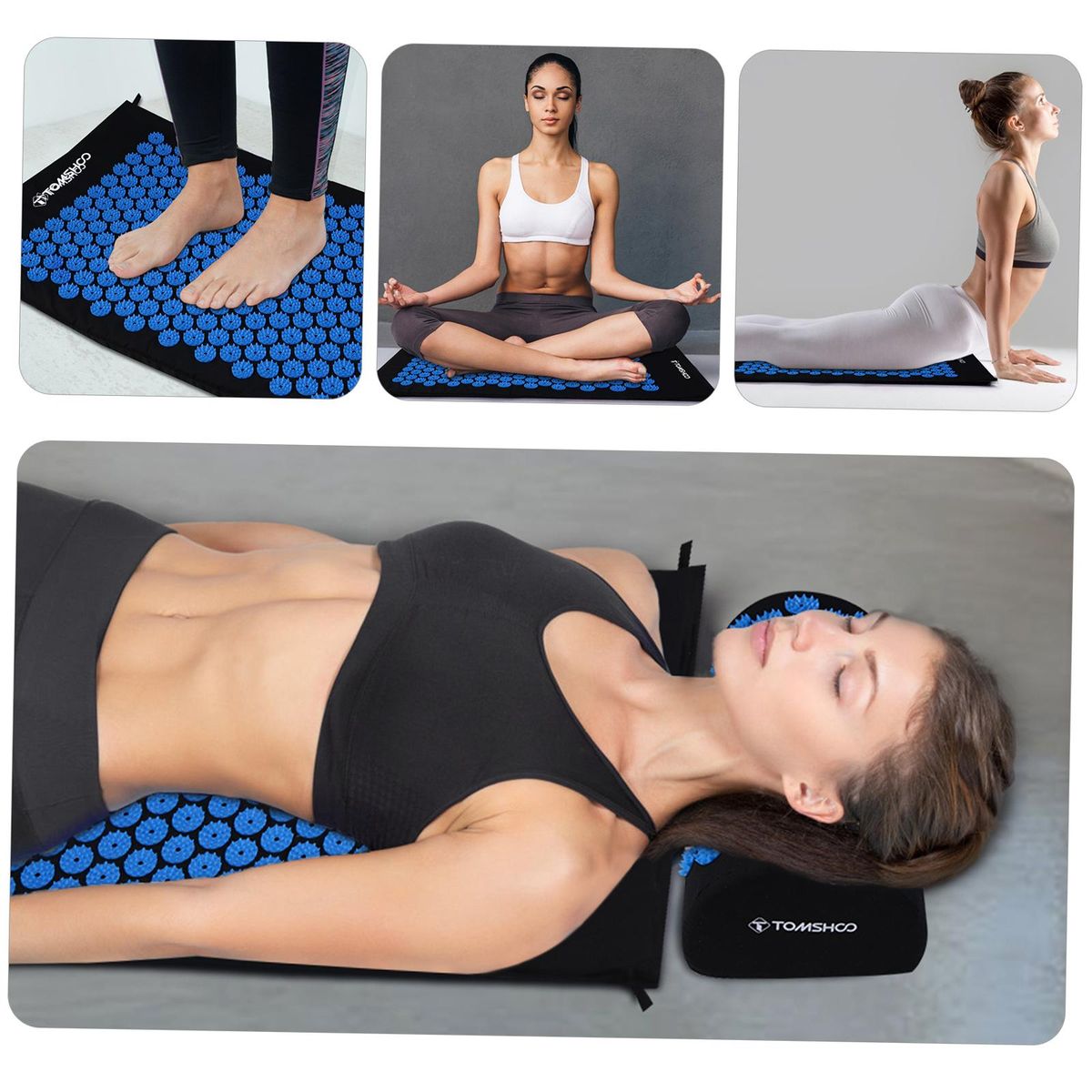 Acupressure Mat and Pillow Set