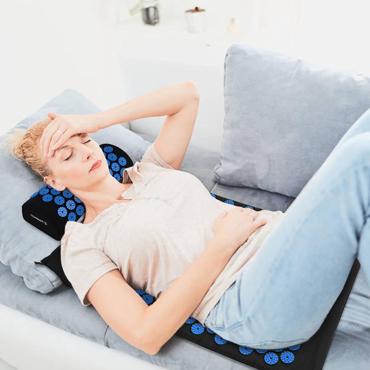 Acupressure Mat and Pillow Set