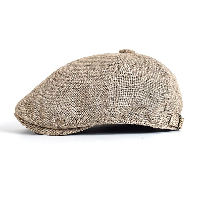 Men's Linen Berets Outdoor Breathable Newsboy Cap