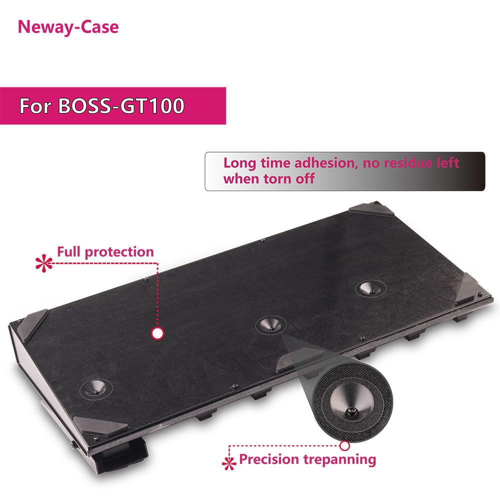 Neway-Case Guitar Effect Protector Film For BOSS GT-100 Electric Guitar Effects Pedal