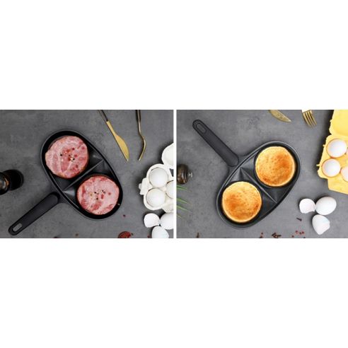 Ochairs Non-stick Silver Sky Coated Egg Cooking Pan 2pcs