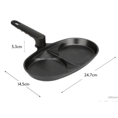 Ochairs Non-stick Silver Sky Coated Egg Cooking Pan 2pcs