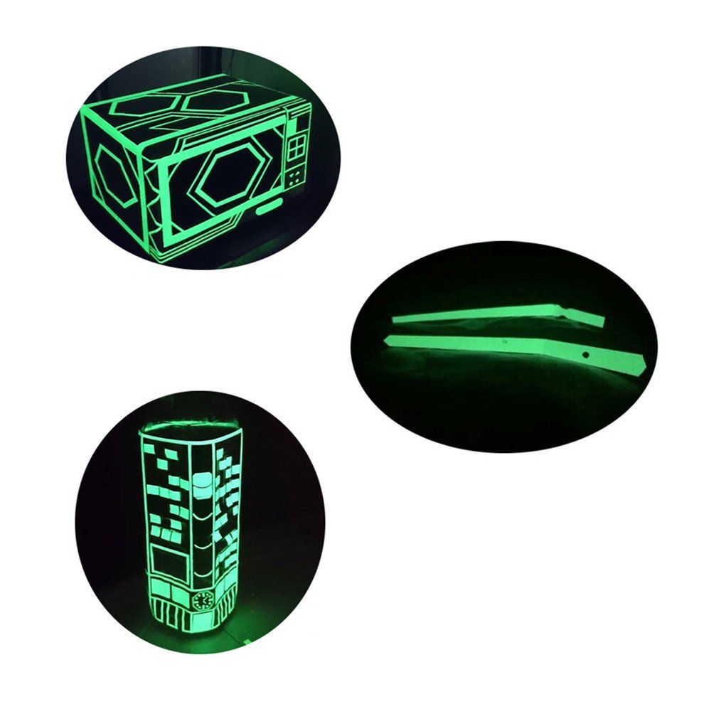 Glow Tape Safety Sticker Removable Luminous Tape Fluorescent Self-adhesive Green
