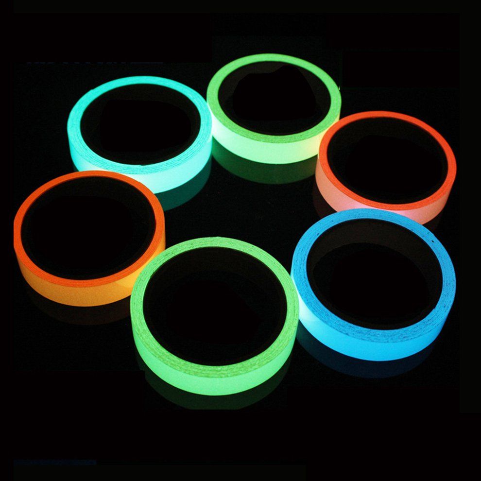 Glow Tape Safety Sticker Removable Luminous Tape Fluorescent Self-adhesive Green