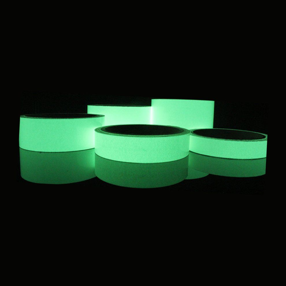 Glow Tape Safety Sticker Removable Luminous Tape Fluorescent Self-adhesive Green