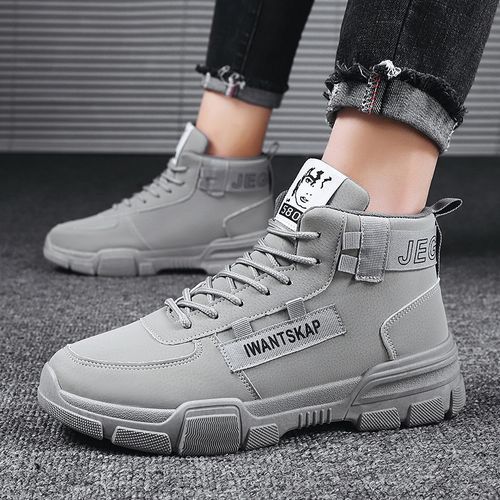 Men Winter Martin Boots(Grey)