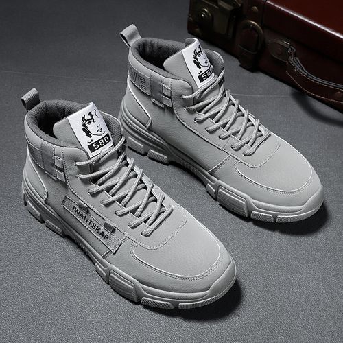 Men Winter Martin Boots(Grey)