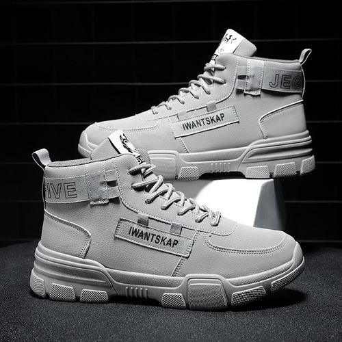 Men Winter Martin Boots(Grey)