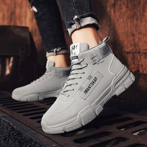 Men Winter Martin Boots(Grey)