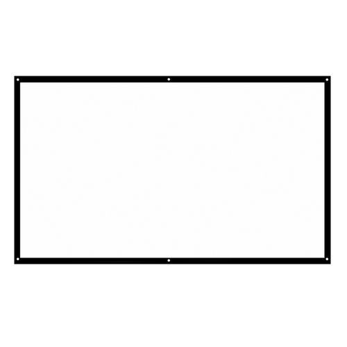 100-inch 16:9 Projector Screen Portable HD Projection