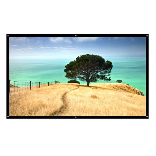 100-inch 16:9 Projector Screen Portable HD Projection