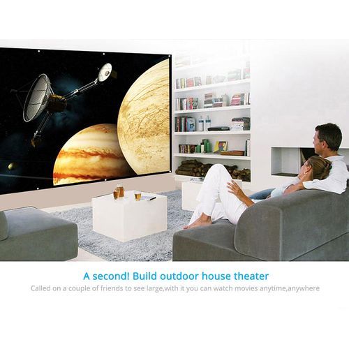 100-inch 16:9 Projector Screen Portable HD Projection