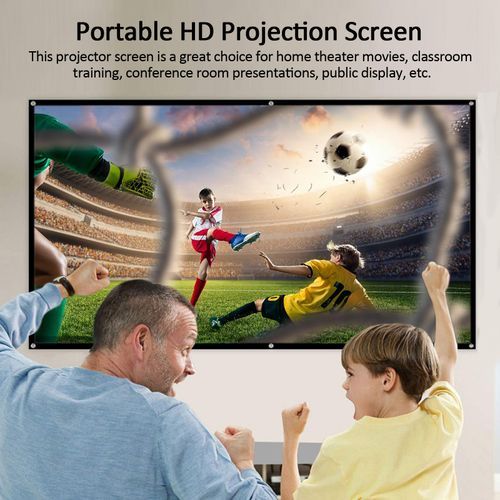 100-inch 16:9 Projector Screen Portable HD Projection