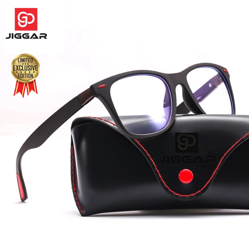 Anti Blue Ray, UV Fatigue Protective Eye Glasses - Oval