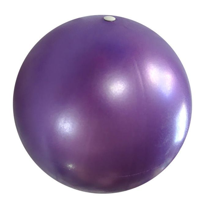 PVC Yoga Pilates Ball 25cm Soft Ball For Gym Fitness Core Purple