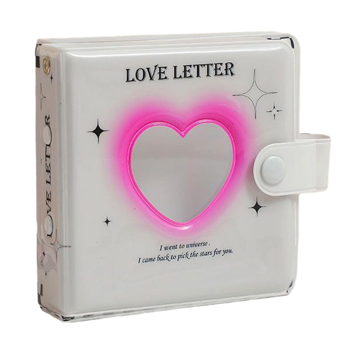 Photocard Binder Kpop Photo Card Holder White