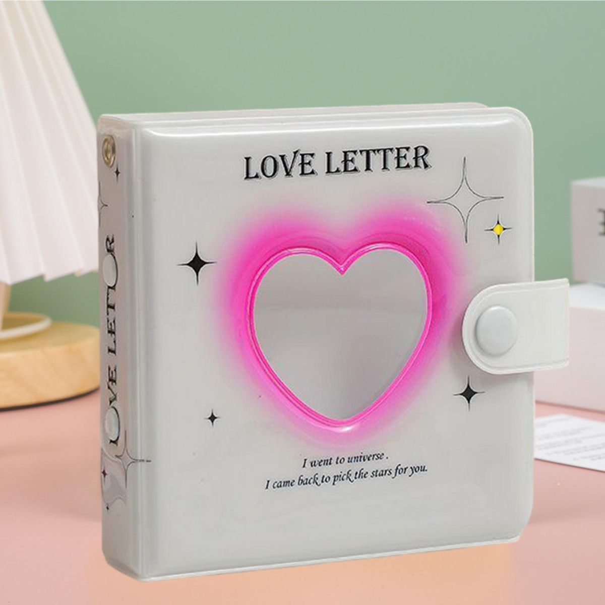 Photocard Binder Kpop Photo Card Holder White
