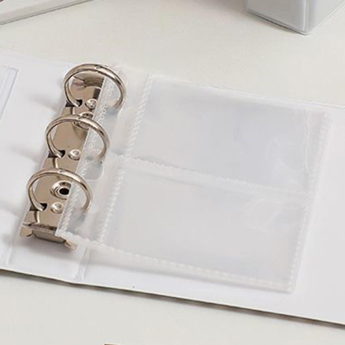 Photocard Binder Kpop Photo Card Holder White