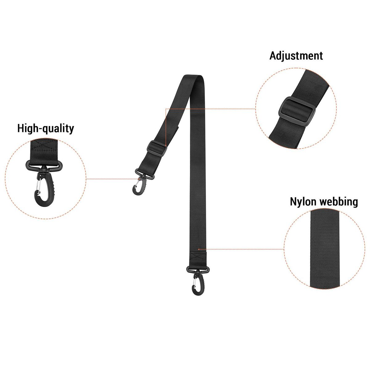 Snowboard Carrier Strap for Adult Youth Skate Shoes Fixing Strap Winter Accessory for Ice Skates Ski Boots Snowboarding