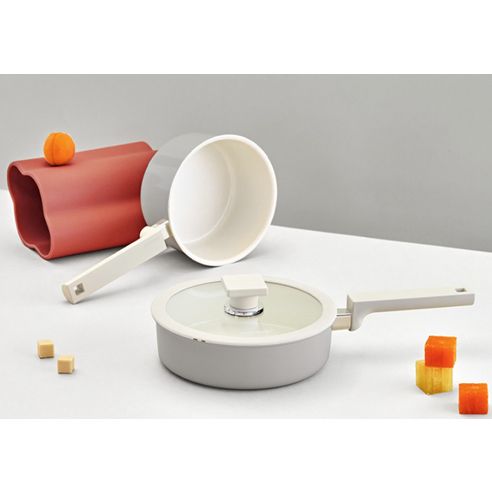 Happycall Induction Atge Blanc IH Frying Pan Pearl Gray