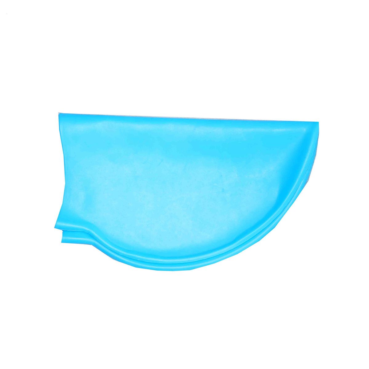 Fitted Silicone Swim Cap -Blue