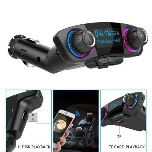 M20 Bluetooth FM Transmitter Wireless Radio Adapter Smart 3.1A Dual USB Ports