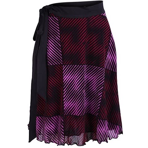 Olumi - Flare Skirt With Belt - Multicolor