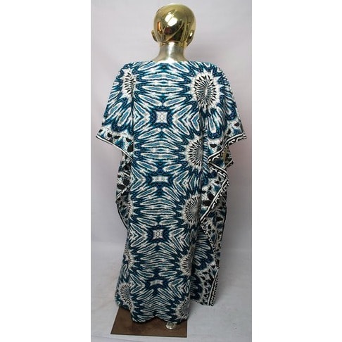 Rhinestone Neck Lace Applique Boubou