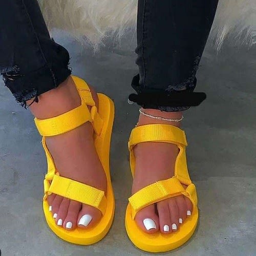Mehelisha Unisex Sandals - Yellow