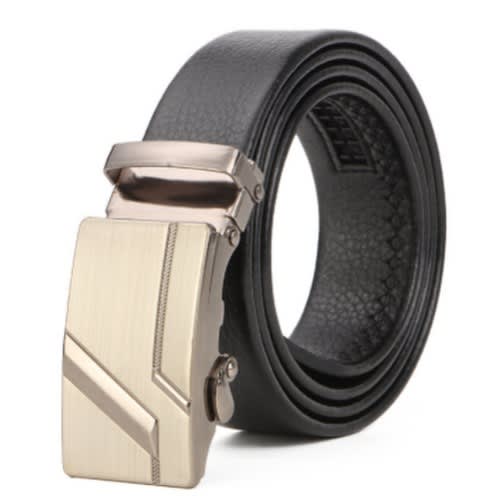 Men's Belt Buckle  - Black & Silver