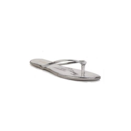 Ladies Casual Slippers Slip-on- Silver